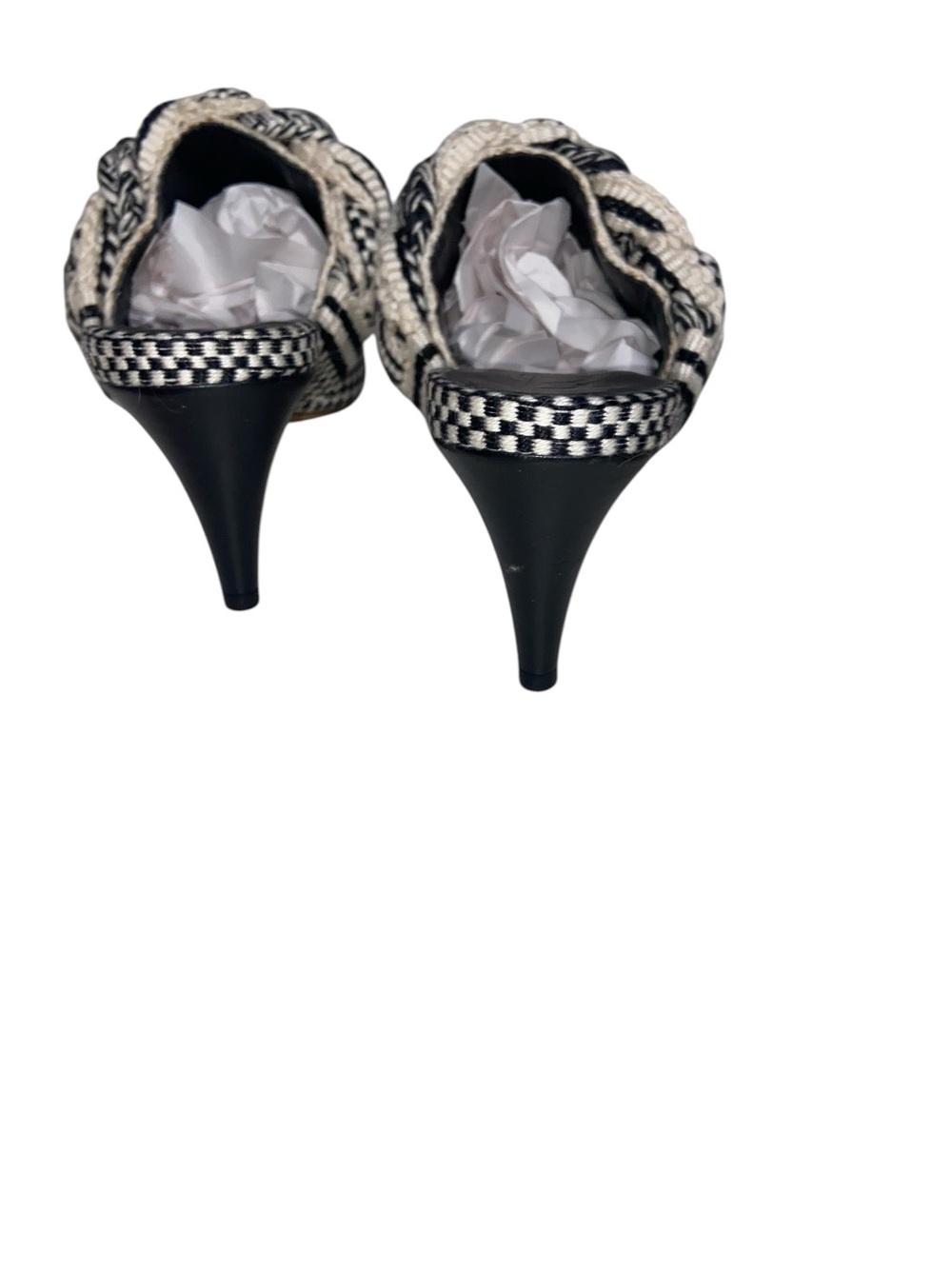 Amambaih Blanca motif fabric mules - Picture 9 of 9